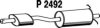 FENNO P2492 Middle Silencer
